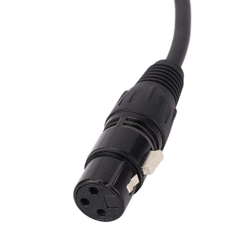 2PCS Microphone Extension Cables 3 Pin XLR Male to Female