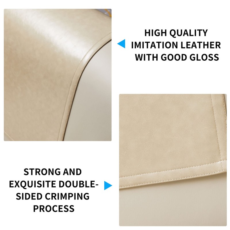 2 Pieces Recliner Headrest Covers Protector Non Slip Waterproof Recliner