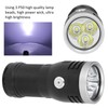 P50 Flashlight 3LED Long Range Flashlight 10000LM Stepless Dimming USB