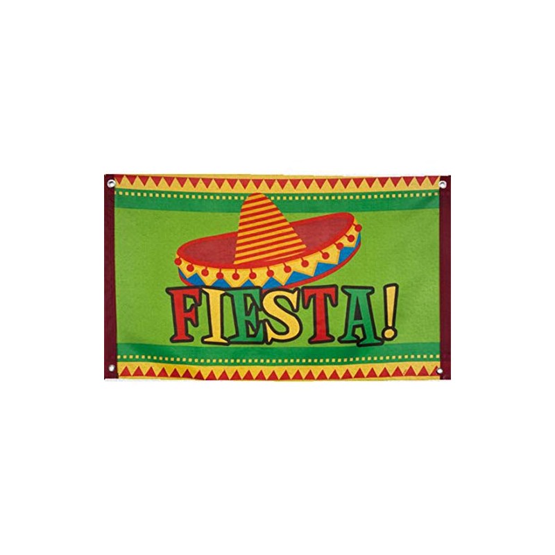 Large Mexican Party Fiesta Flag Decoration