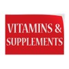 Decal Stickers Multiple Sizes Vitamins & Supplements F Industrial Vinyl