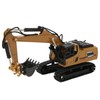 Backhoe Loader Heavy Duty Wheeled Excavator Durable 1: 60 Scale