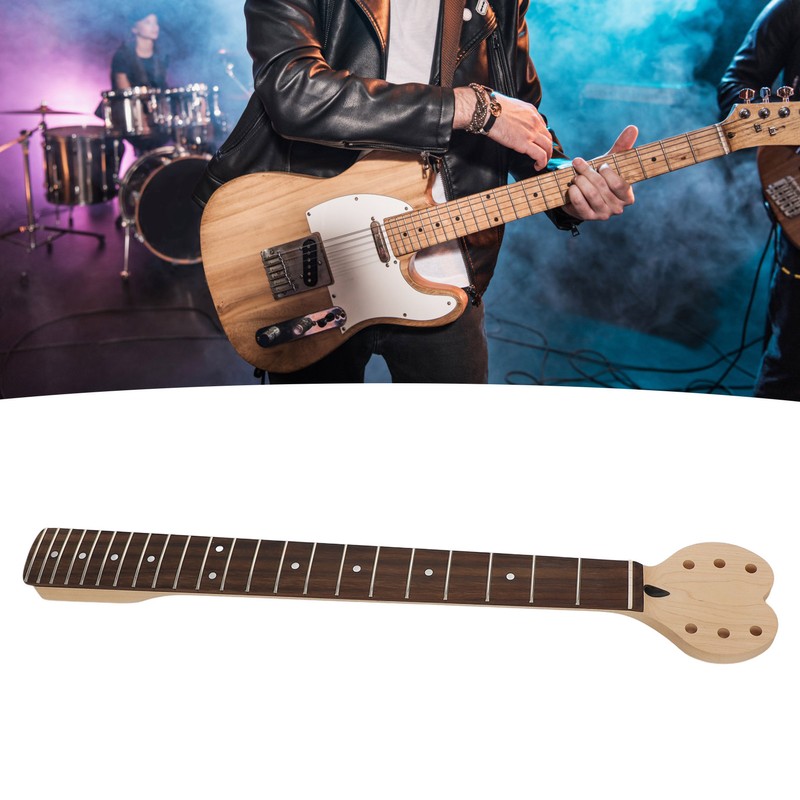 Electric Guitar Neck Heart Shaped Head Rosewood Fretboard Mahogany Guitar