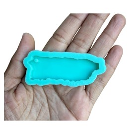 Puerto Rico Map Silicone Mold PR Map Mold for Pendant Keychain Charms (Colored)