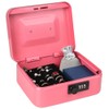 Cash Box with Money Tray, Parrency Medium Money Box with