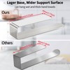 Adhesive Hand Towel Holder, 8 Inch Towel Holder for Bathroom