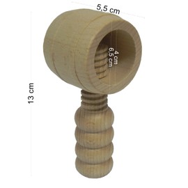 COLLECTOR Nutcracker barrel made of beech wood