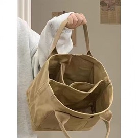 Casual Canvas Lunch Tote Bag Black Bag 10ea