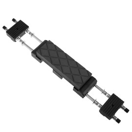 QWORK Adjustable Stainless Steel Sink Bridge Whetstone Holder - Anti-Slip Sharpening Stone Grinder with Fit Range of 3-1/4" to 14-1/4"