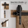 CCJH 4-20FT Sliding Barn Door Hardware Kit Closet Cabinet Track