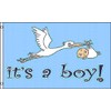 It's a Boy Flag 3x5ft Poly