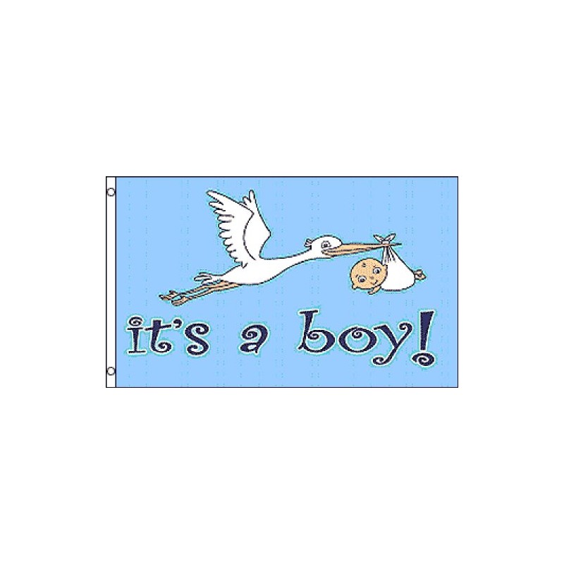 It's a Boy Flag 3x5ft Poly