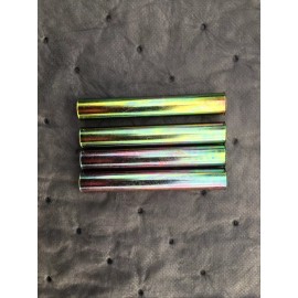 Unbranded (4) 3/8” x 3 1/4” Yellow Zinc Plated Spacers