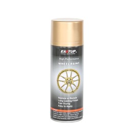 EASTUP Premium Bright Gold Metallic Acrylic Enamel Wheel Paint - Brilliant Finish, High Durability, Fade-resistant, Quick Drying Rim Coating Spray Paint.