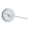 Measureman Fully Stainless Steel Bi-Metal Dial Thermometer, 3" Dial, 12"