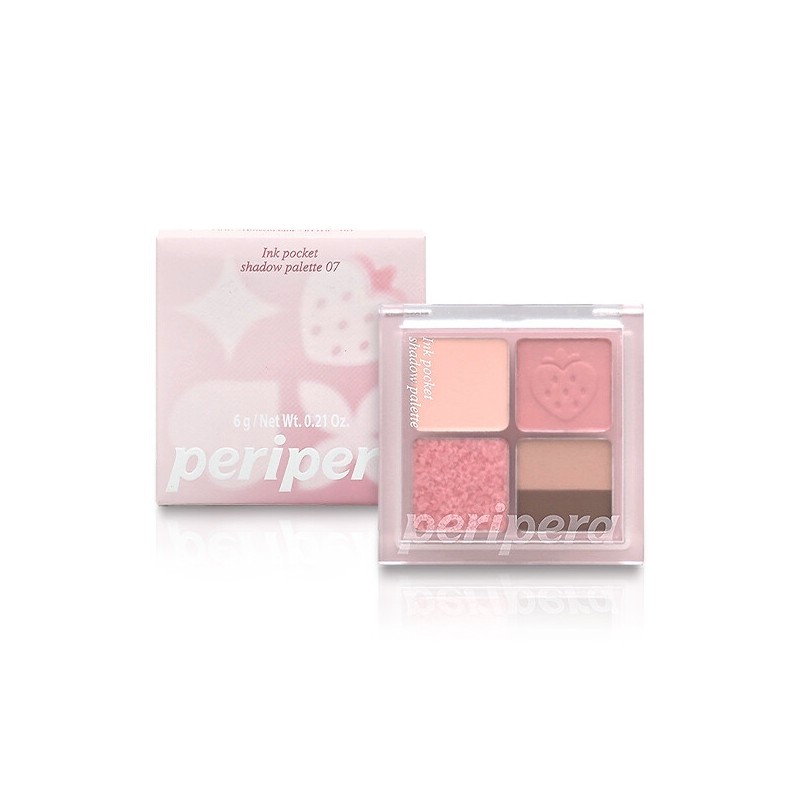 Peripera Ink Pocket Shadow Palette - Strawberry Collection / 페리페라