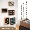 COZENTA Pin Batch Display Storage Case Wall Mounted Frame Wood