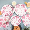 Pink Dog Birthday Supplies Doggy Paw Print Party Decorations Including