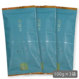 [Green Tea Tea Leaves Japanese Tea Shizuoka Tea] Deep Steamed Tea from Shizuoka, Centennial Gensoen, Aoi Fuji, 3.5 oz (100 g) x 3 Bags