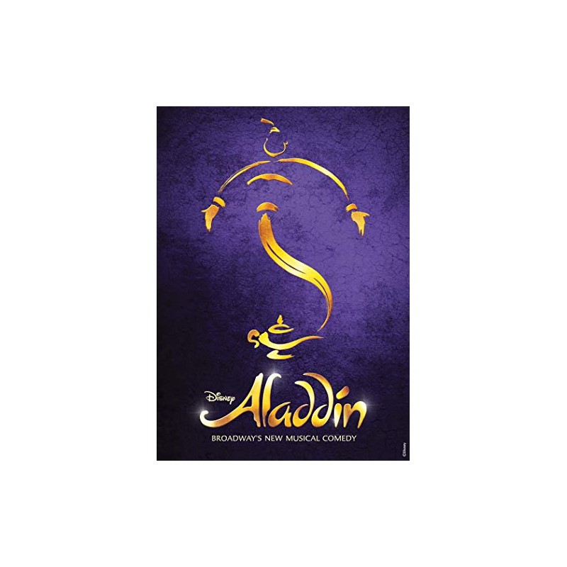 ELITEPRINT BEST UK MUSICAL THEATRE POSTERS ALADDIN On 250gsm PRINT