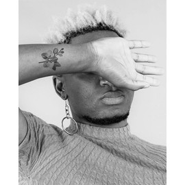 Inkbox Temporary Tattoos, Semi-Permanent Tattoo, One Premium Easy Long Lasting, Water-Resistant Temp Tattoo with For Now Ink - Lasts 1-2 Weeks, Orquidea, 3 x 3 in