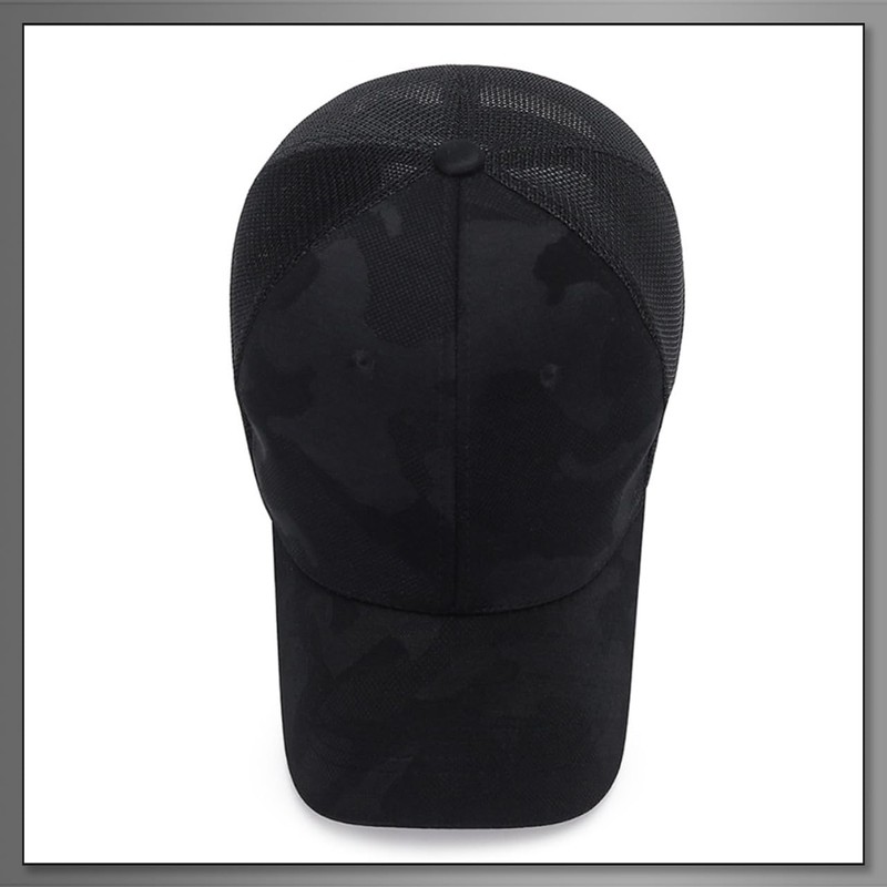 Buzz Selection Cap491 Cap, Camouflage, Lightweight, Mesh, Brim, Sports, Airsoft
