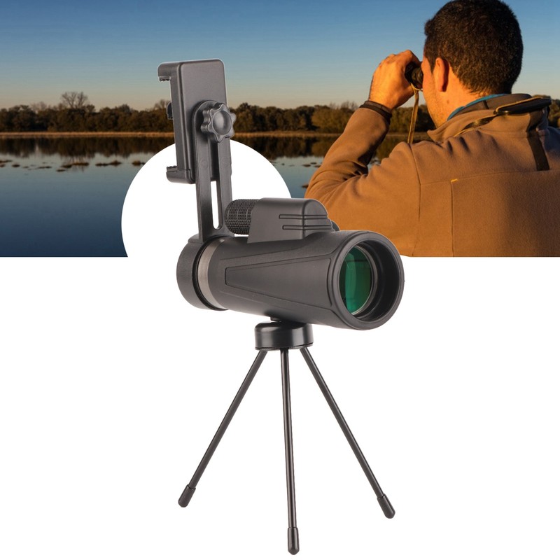 12x50 Monocular Telescope 50mm Aperture Bright Clear HD Outdoor Telescope