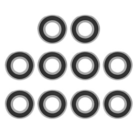 Broco 6002-2RS Metal Double Shielded Miniature Deep Groove Skateboard Ball Bearings 15 mm x 32 mm x 9 mm Pack of 10