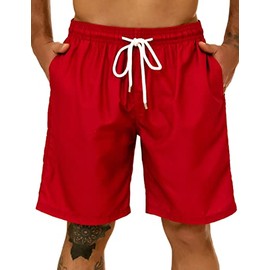 KAILUA SURF Big and Tall Mens Swim Trunks, 9" Mens Designer Quick Dry Bathing Suit Boardshorts for Men