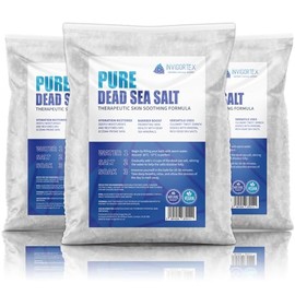 Invigortex Dead Sea Salts: Luxurious Bath Soak for Skin Rejuvenation & Relaxation - Premium Quality Bath Salts - Available in Sizes - 1kg, 2kg, 5kg, 10kg (1kg)