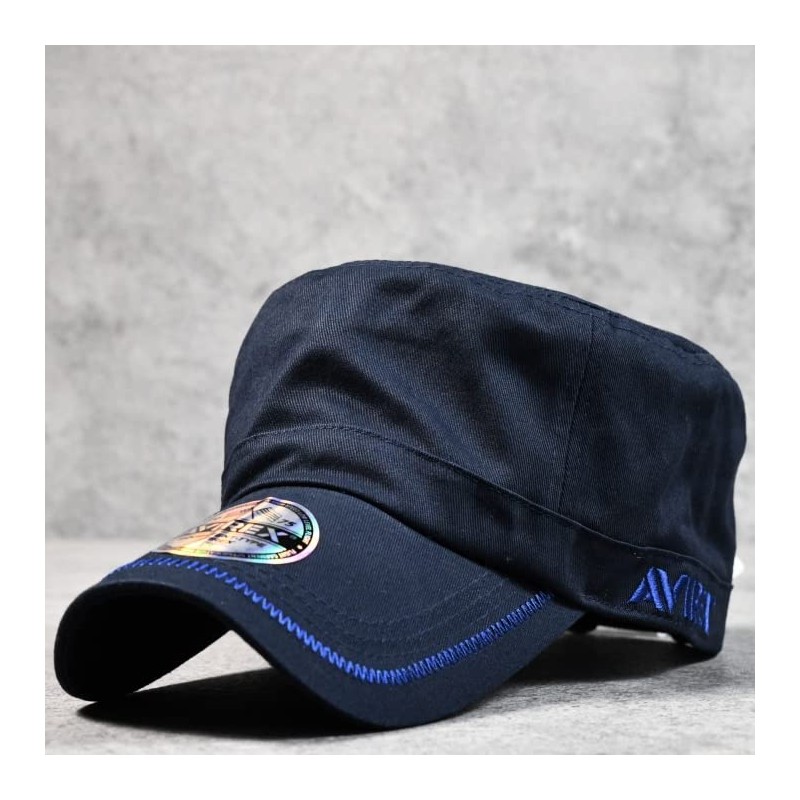 AVIREX Brand Genuine Men’s Work Cap, Hat, Large, navy (49),