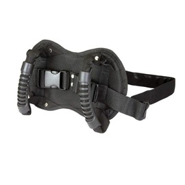 Motorcycle Backseat Handle, Adjustable Reinforce Buckle Bandage, Waist Belt Black Backseat Handle, Passenger Seat Grip Strap Motorcycle Accessory, for Children Motorcycle Passenger(size:24x16cm)