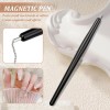 FOWSRHRG 3 in 1 Cat Eye Nail Magnet Tool Set,