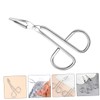 COLLBATH Brow Eyebrow Clip Stainless Steel Tweezers Scissor Handle for