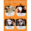 Oiomniv Halloween Make-Up Black White Set Carnival Make-Up Face Paint