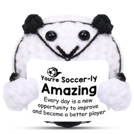 AICase Emotional Support Nuggets Fanny Positive Soccer Gifts Cute Cheer Up Doll Emotional Support Crochet for Men,Women, MoM,Boys,Dad, Fathers, Coworkers, Friends,Birthday,Christmas