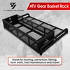 JY Performance ATV Rear Cargo Basket, Universal ATV Racks and