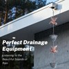 JIADEXIN Rain Chains for Gutters, 8.8 Ft Rain Chains with