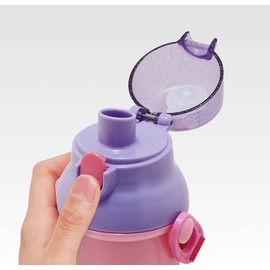 Skater PSB5SANAG-A Children's Plastic Water Bottle, 16.9 fl oz (480 ml), Silver Ion Ag+ Antibacterial, Police Warrior, Love Patrina