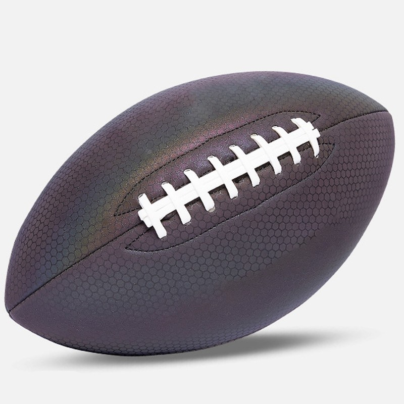 Luminous Fluorescent Reflective Football Pu American Standard Game Training Ball