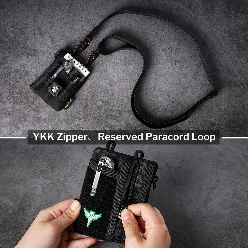 VIPERADE VE18-S Small EDC Pouch, Mini Pocket Organizer Pouch for