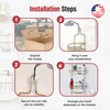 Better Houseware Shower Caddy - Shower Organizer Shelves with Hooks,