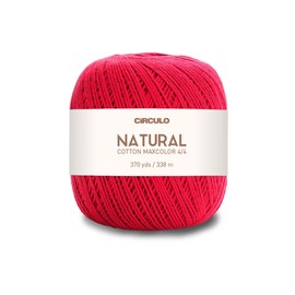 Algodón natural Maxcolor 4/4 de Círculo - 100% algodón virgen brasileño (paquete de 1 bola) - 369 yardas, 7 onzas - DK (3501)