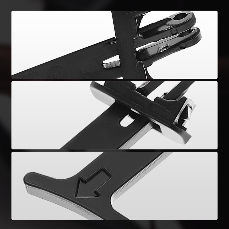 A-Premium Hood Safety Latch Release Pull Handle Compatible with Volkswagen