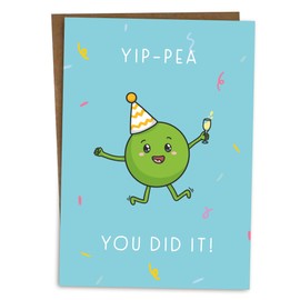 Congratulations You Did It Card | Well Done Proud Of You Yay Cards | Congrats Graduation You Passed Exam Celebration Driving Test Passed Gifts | For Him Her BYANIKA