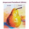 Ampersand Art Supply Pastel Painting Panel: Museum Series Pastelbord, White,