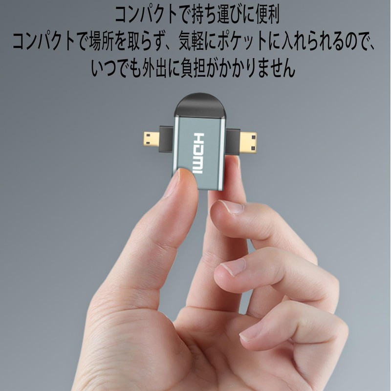 Mini HDMI to HDMI Master Converter Adapter Mini Micro 2
