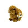 Rust Young Dwarf Lop Rabbit collectable soft toy by Kosen