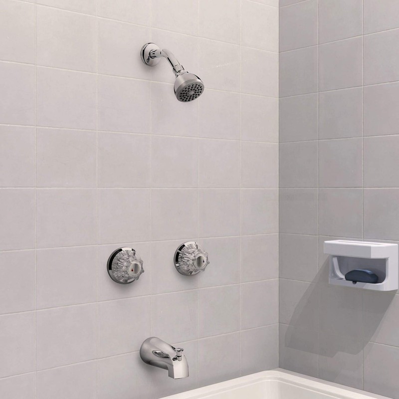 Belanger EBA58WCP 2-Handle Tub & Shower Comlete Faucet Set with