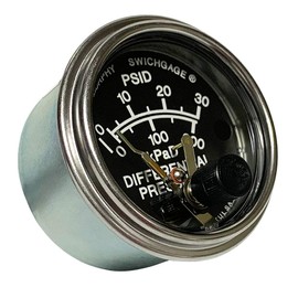 Murphy by Enovation Controls 20DP-K-30 Differential Pressure Swichgage w/Rigid Contact (05090097)